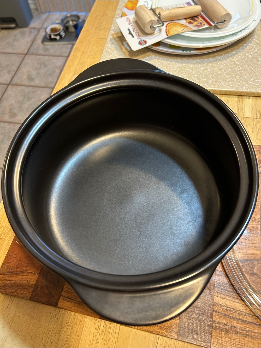 Pampered Chef Rockcrok  Dutch Oven with Glass Lid - Picture 7 of 7
